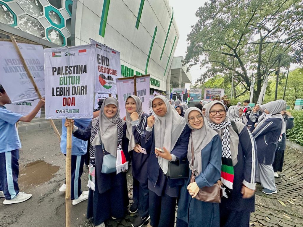 Aksi Peduli Palestine Darul Hikam Bandung